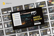 Motorcycle Google Slides Template, a Presentation Template by fluffstudio (Thumbnail 1 of 4)