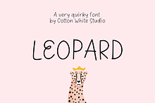 Leopard Quirky Font