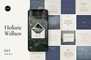 Holistic Wellness Template - Canva, a Social Media Template by Willoe Studio (Thumbnail 1 of 11)