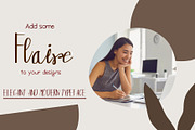 Flaire | An elegant cursive font, a Handwritten Font by FlowerWall (Thumbnail 1 of 6)