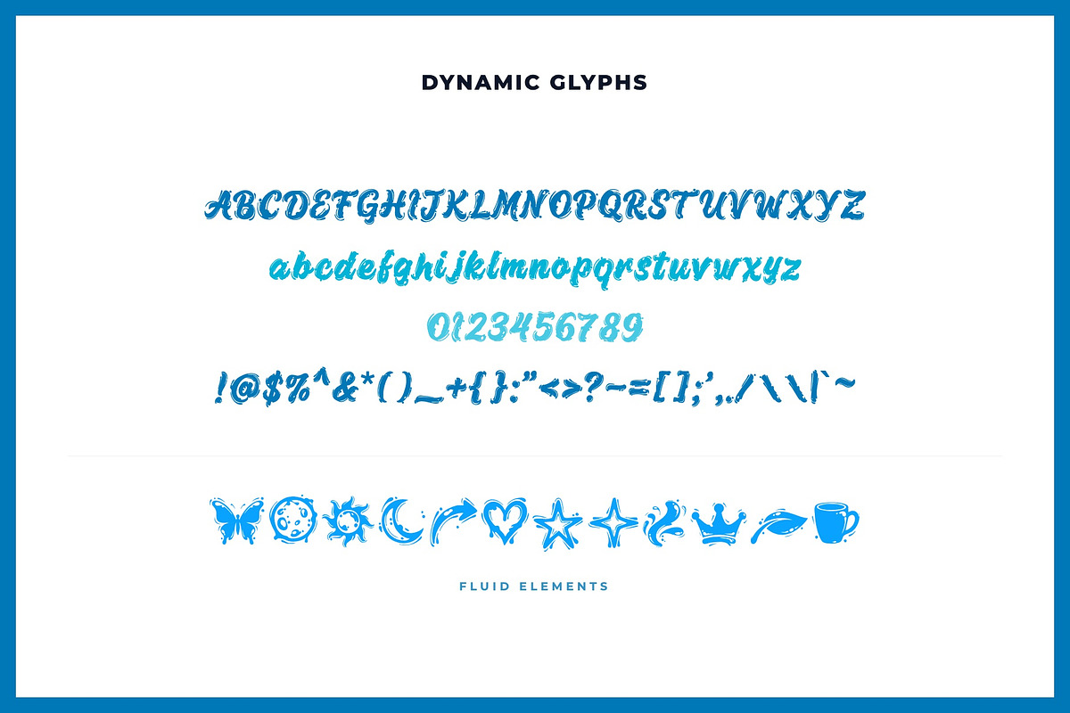 Fluxoria Decorative Font, a Handwritten Font by Graphic Spirit (Photo 2 of 8)
