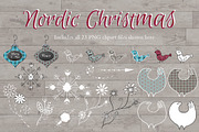 Hand Sketched Nordic Christmas, a Decorative Illustration by Le Paper Cafe (Thumbnail 2 of 5)