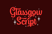Glassgow Script, a Script Font by Twicolabs Fontdation (Thumbnail 1 of 12)