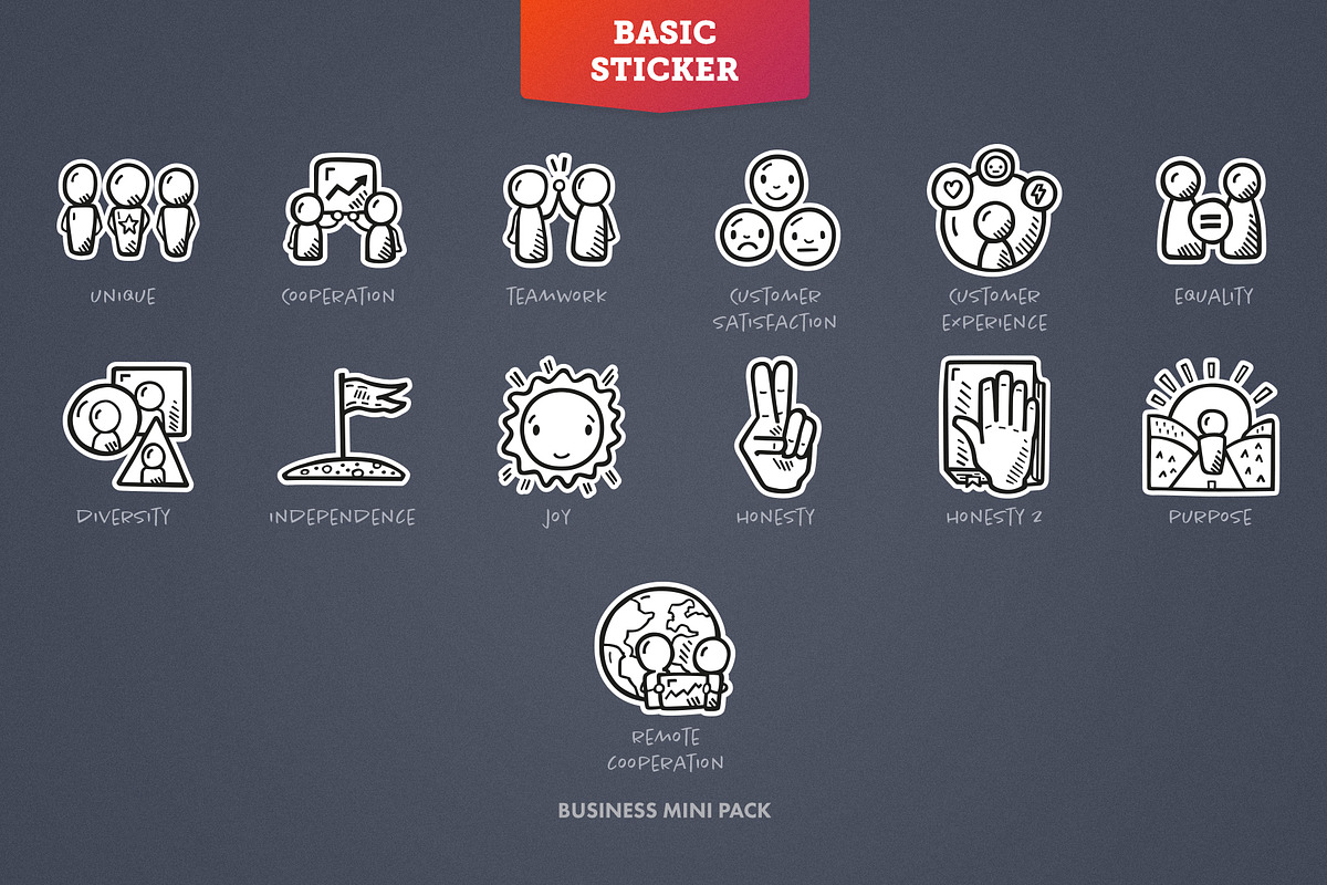 Teams And Values - Business Icons, an Icon by Good Stuff No Nonsense (Photo 9 of 13)