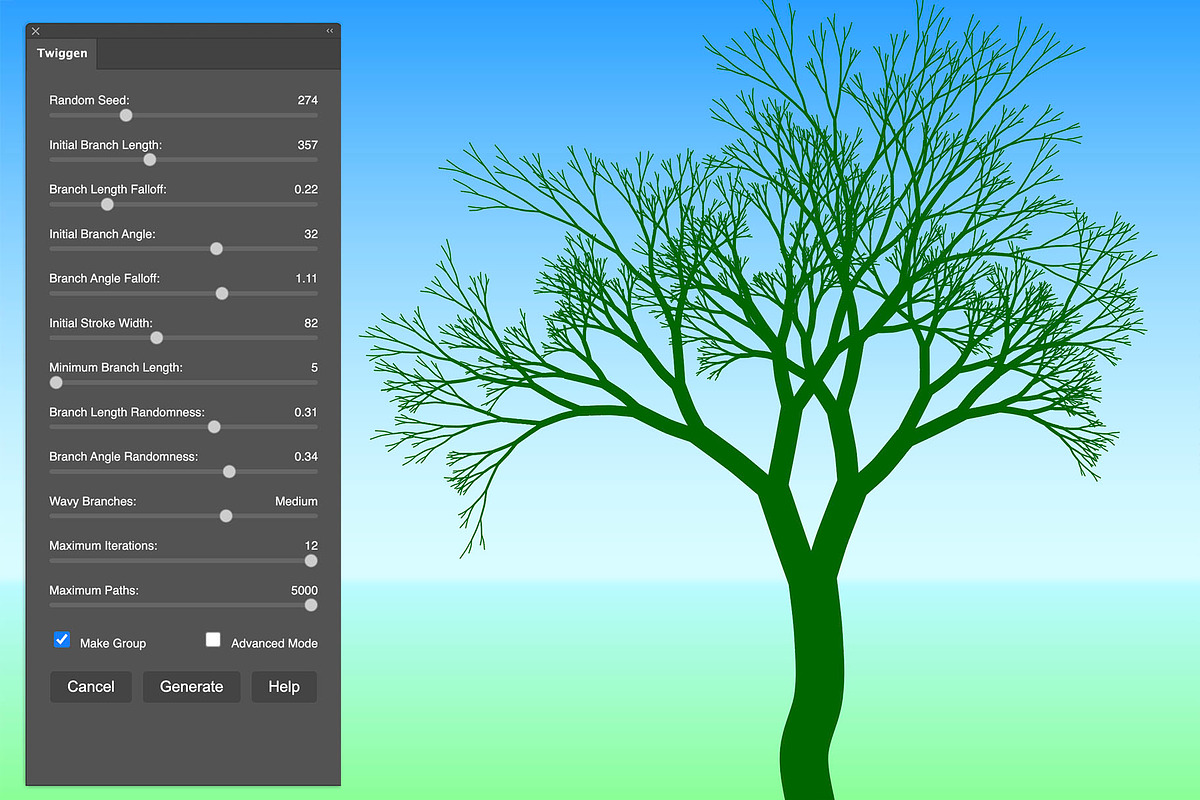 Twiggen, a Plug-in Add-On by synthetick (Photo 3 of 4)