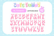 Cute Bunny Font, a Handwritten Font by KengGraphic (Thumbnail 10 of 10)