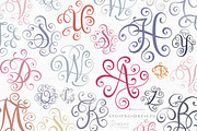 Flourish Letters svg, Alphabet 020, a Graphic by Drawberx (Thumbnail 1 of 7)