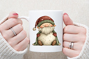 Funny Christmas Gnome Clipart, an Illustration by Sublimation Artist (Thumbnail 5 of 6)