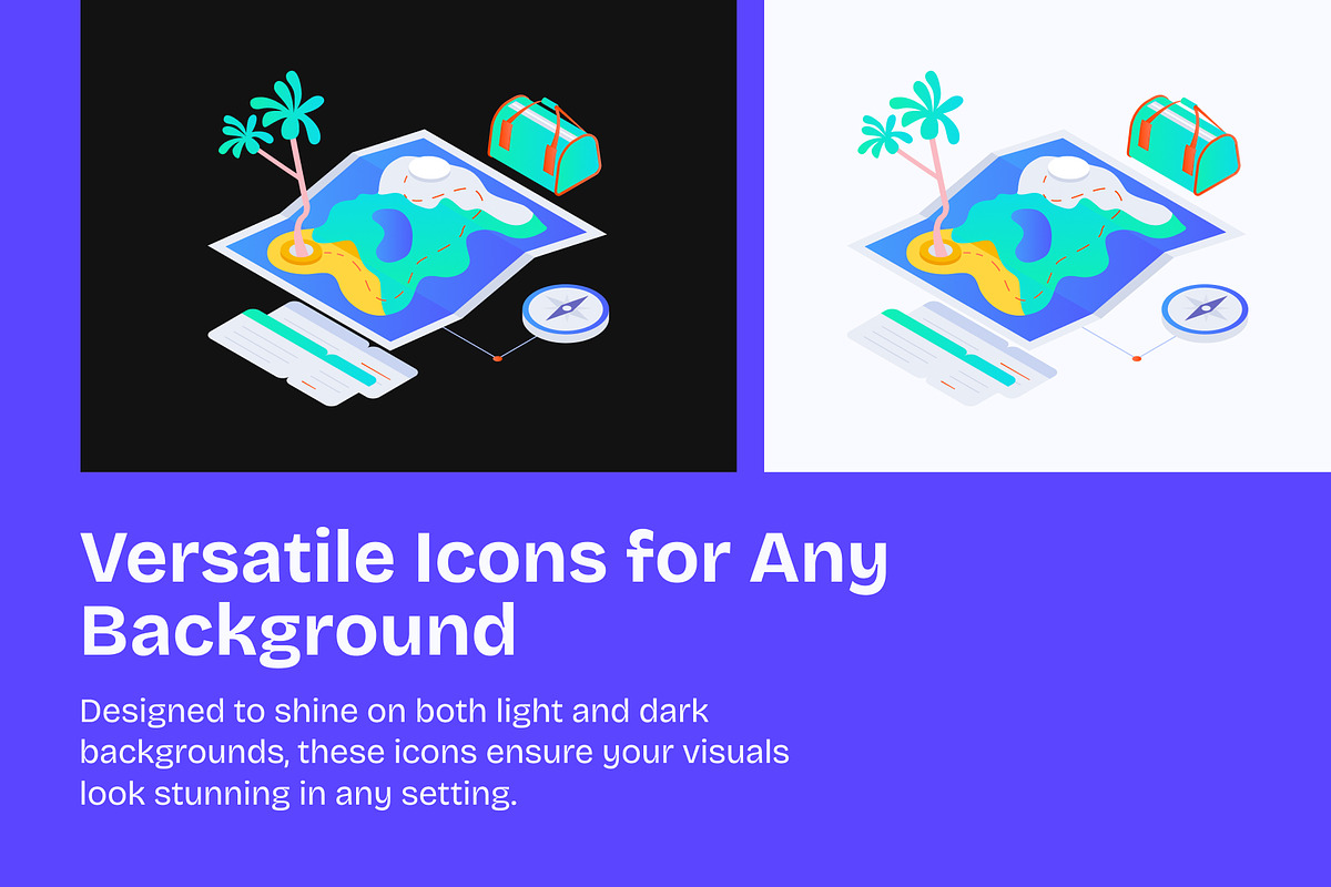 Travel Isometric Icons Pack, a Duotone Icon by Vectors Market (Photo 4 of 8)