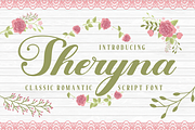 Sheryna Classic Romantic Script Font, a Script Font by PutraCetol Studio (Thumbnail 1 of 5)
