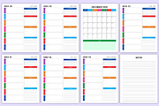 2026 Dated Weekly Organizer Canva, a Stationery Template by Mustafiz (Thumbnail 4 of 4)