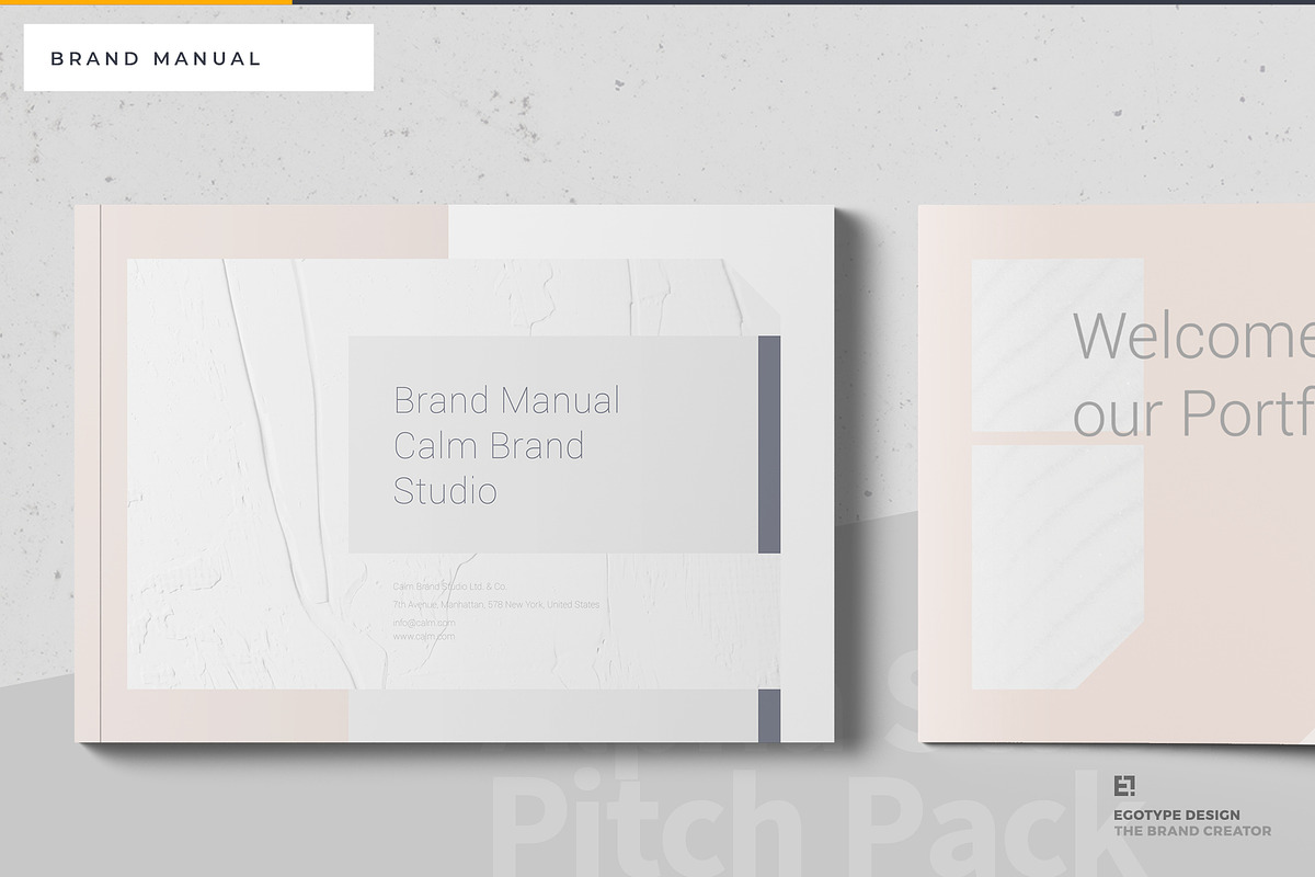 Calm Brand Guidelines, a Brochure Template by Egotype (Photo 14 of 35)