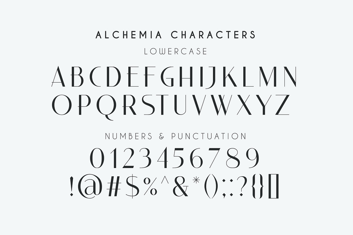 Alchemia - Mystical Sans Serif Font, a Sans Serif Font by Struvictory.art (Photo 5 of 10)