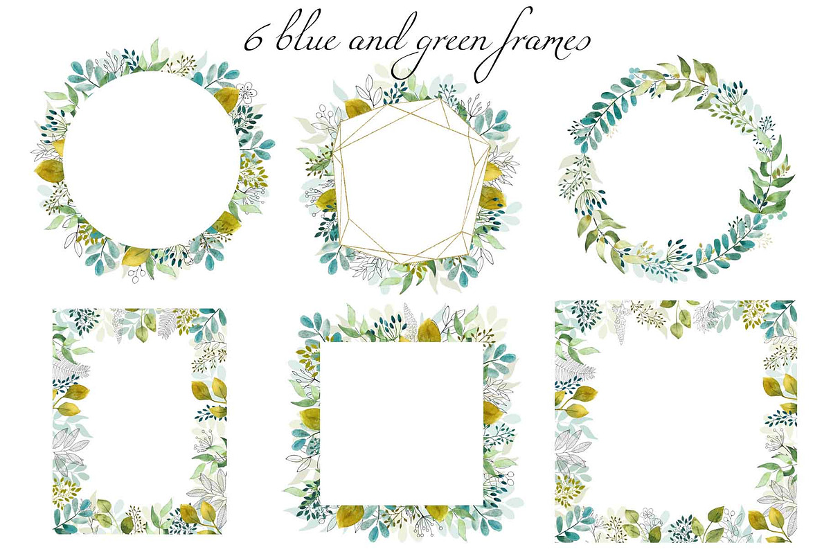 Fresh buttercups frames and patterns, a Decorative Illustration by marie dricot (Photo 3 of 12)