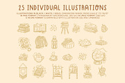 Cosy Bookworm - Vector illustrations, a Seasonal Illustration by Carole Chevalier (Thumbnail 2 of 9)