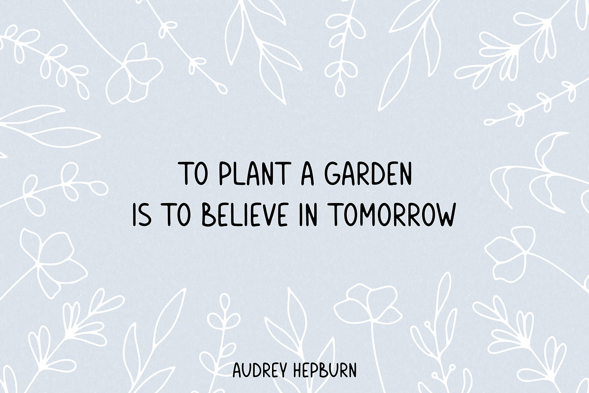 Meadow Notes - Handwritten Font, a Sans Serif Font by simpleblues (Photo 8 of 12)