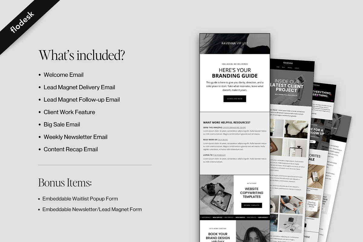 Flodesk Email Templates | Ravenna, an Email Template by Designorina (Photo 2 of 9)