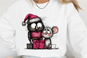 Whimsical Valentine Owl Clipart, an Illustration by OK Design (Thumbnail 5 of 6)