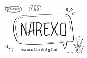 Narexo || Modern Playful Handwritten
