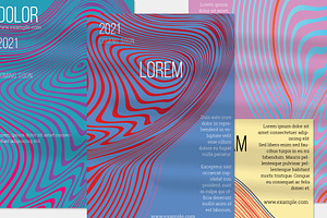 Flyer template A4 Marble Abstract