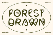 CS Forest Drawn, a Sans Serif Font by Craft Supply Co. (Thumbnail 1 of 8)