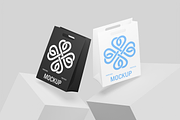 Paper Shopping Bag Mockup, a Packaging Mockup by DSNA Mockup (Thumbnail 4 of 5)