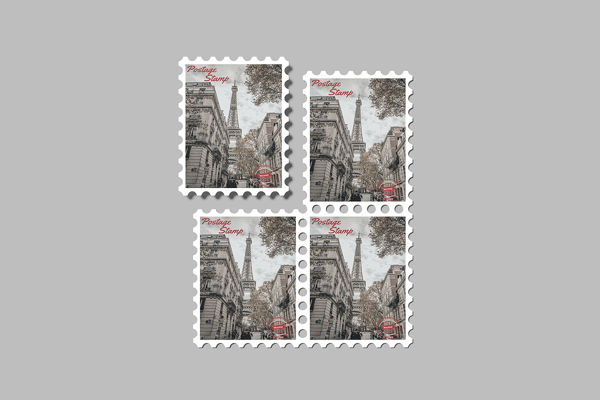 Postage Stamp Mockup, a Stationery Template by Amigos__46 (Photo 9 of 11)