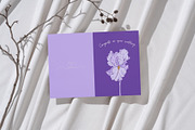 Iris Flower Purple Line Art Vector, an Illustration by ilonitta (Thumbnail 7 of 7)