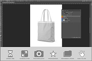 Tote Bag PSD, a Bottom Mockup by Bruno's Shop (Thumbnail 2 of 3)