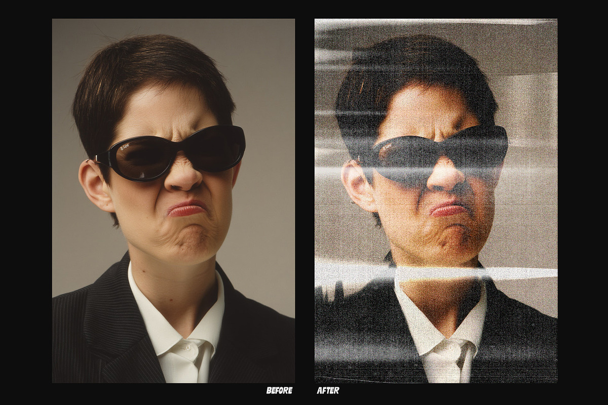 Old Printer Scan Distortion Effect, a Layer Style Add-On by smishura (Photo 2 of 5)