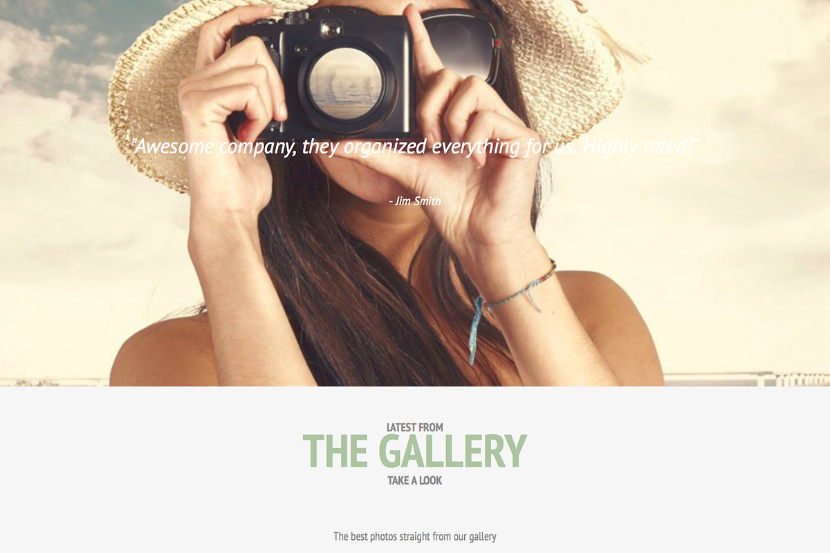 Geulish Onepage Model Agency Theme, a WordPress Template by Tetuko Themes (Photo 3 of 5)