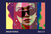 Duotone Gradient Photoshop Effect, a Poster Template by velvetmade.designs (Thumbnail 10 of 10)