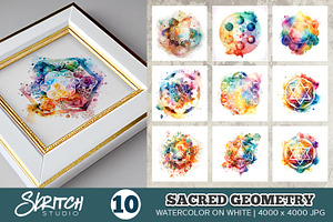 Watercolor Sacred Geometry