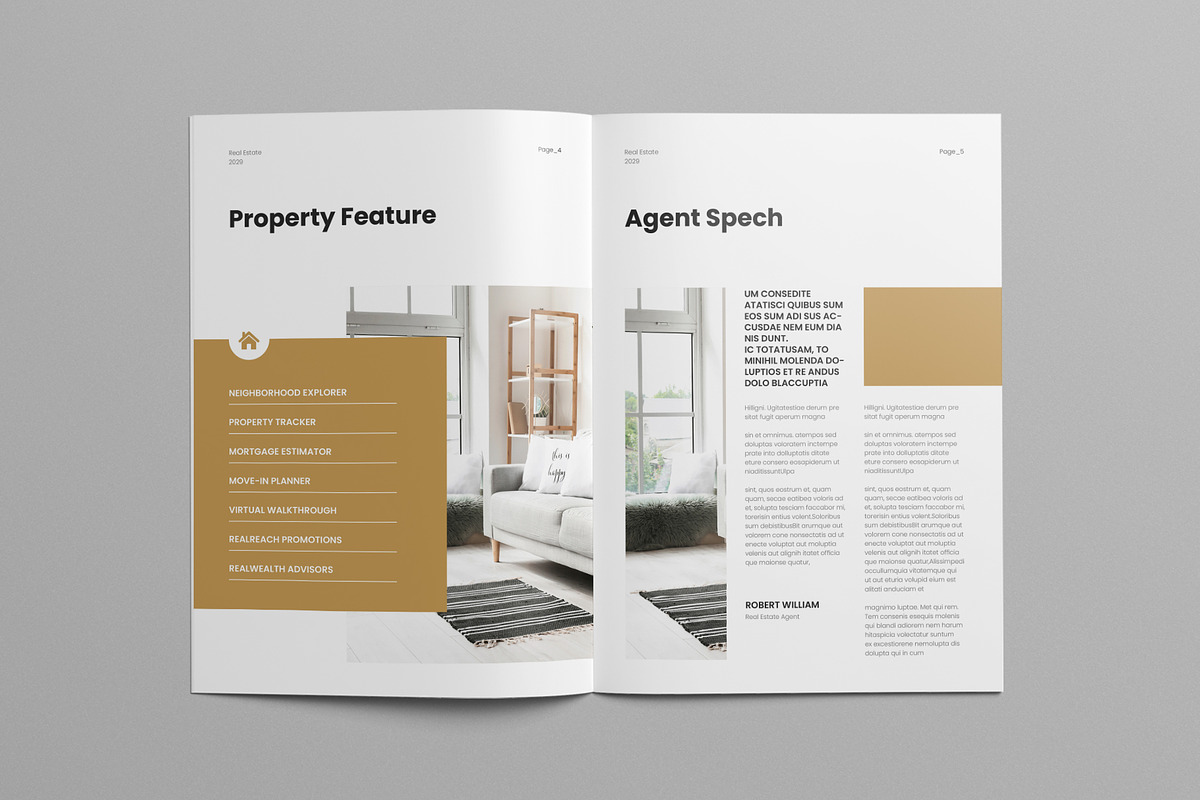 Real Estate Brochure, a Brochure Template by Pixelpick (Photo 3 of 9)