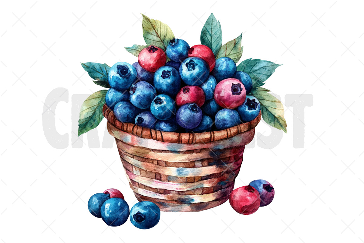 Watercolor Berries Clipart, an Illustration by Craft Nest (Photo 12 of 12)