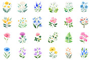 Wild Flowers - Floral Clipart - Mead, an Illustration by Sublimation Artist (Thumbnail 2 of 6)