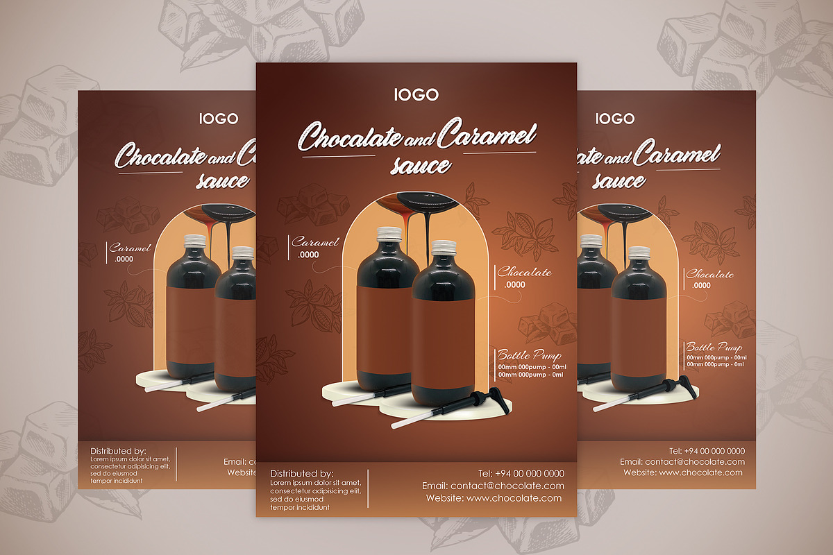 Chocolate Flyer design, a Marketing Template by Dilum360 (Photo 2 of 2)