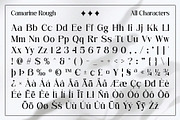 Camarine Rough, a Serif Font by Craft Supply Co. (Thumbnail 8 of 8)
