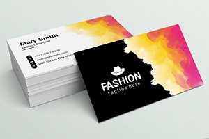 Fashion Business Card Design, a Business Card Template by MightyDesign