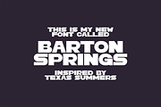 Barton Springs Hand Drawn Font, a Font by nickqtx (Thumbnail 1 of 4)