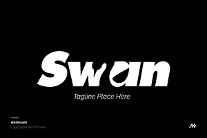 Swan Wordmark Logo, a Branding & Logo Template by Akdesain