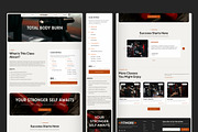 Modern Fitness & Gym Studio Website, an UI Kit Template by peterdraw (Thumbnail 5 of 7)