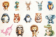 Grumpy Coffee Animals clipart, an Illustration by Rose Art (Thumbnail 2 of 4)