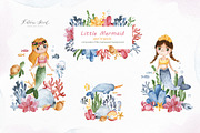 The Little Mermaid and friends., an Animal Illustration by Kate_Rina (Thumbnail 5 of 13)