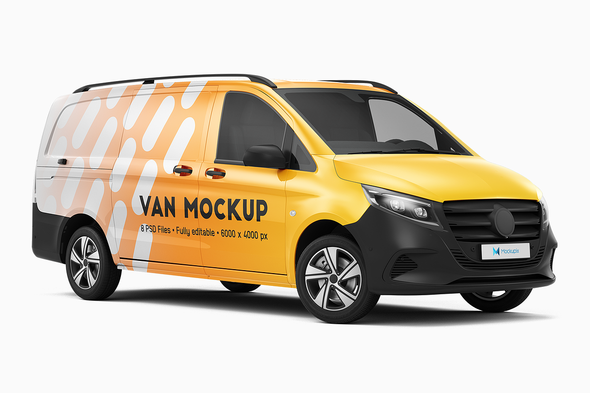 Van Mockup 38, an Advertising Mockup by Mockupix (Photo 6 of 12)