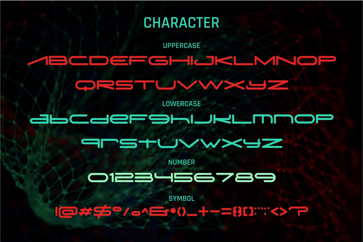 Digitechno - Futuristic Display Font preview 8