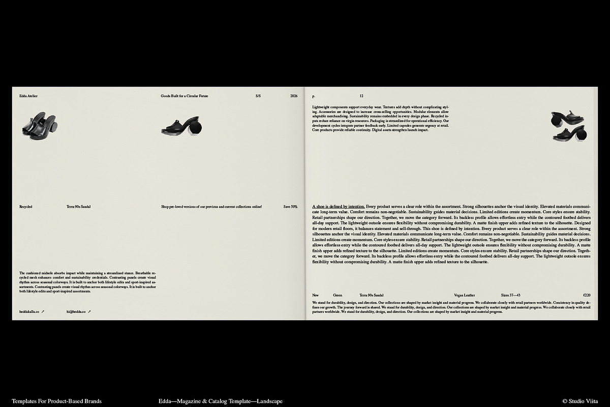 ID Brand Bundle: 2 Magazines + Deck, a Magazine Template by Studio Viita (Photo 20 of 24)