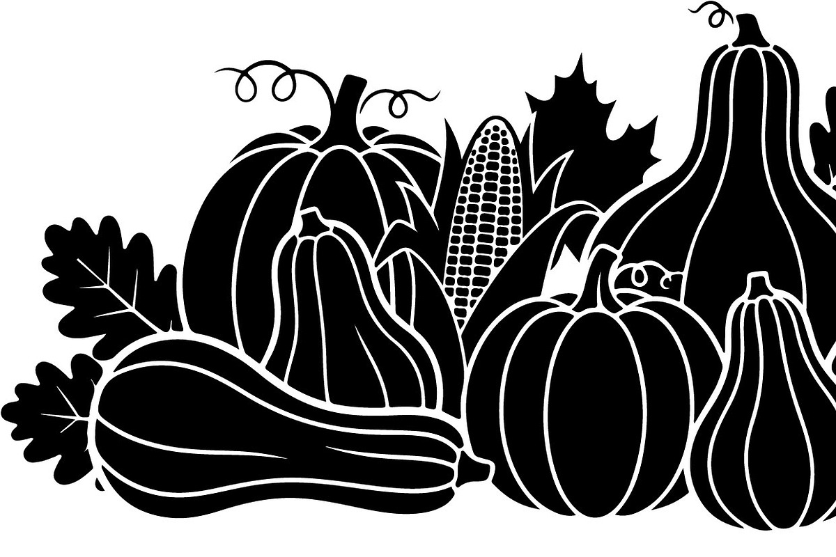 Thanksgiving Harvest Silhouette, an Illustration by Creativeshirt (Photo 14 of 51)