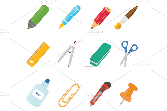 Stationery icons preview 2