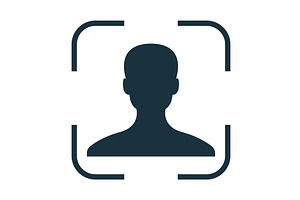 Face recognition system scanning, a Technology Illustration by Aimagenarium@gmail.com